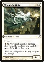 Matte Finish Avacyn Restored Moonlight Geist ( #29 )