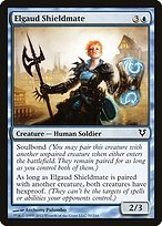 Matte Finish Avacyn Restored Elgaud Shieldmate ( #50 )