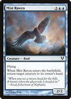 Matte Finish Avacyn Restored Mist Raven ( #67 )
