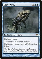 Matte Finish Avacyn Restored Spirit Away ( #76 )
