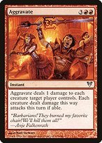 Matte Finish Avacyn Restored Aggravate ( #125 )