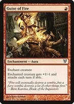 Matte Finish Avacyn Restored Guise of Fire ( #137 )