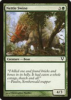 Matte Finish Avacyn Restored Nettle Swine ( #186 )