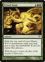 Matte Finish Avacyn Restored Primal Surge ( #189 )