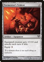 Matte Finish Avacyn Restored Tormentor's Trident ( #222 )