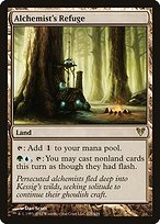 Matte Finish Avacyn Restored Alchemist's Refuge ( #225 )
