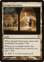 Matte Finish Avacyn Restored Seraph Sanctuary ( #228 )