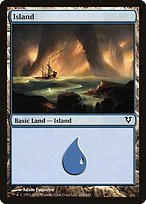 Matte Finish Avacyn Restored Island ( #234 )