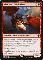 Glossy Finish Battlebond Khorvath Brightflame ( #9 )