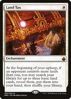 Glossy Finish Battlebond Land Tax ( #94 )