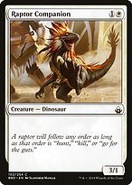 Glossy Finish Battlebond Raptor Companion ( #102 )