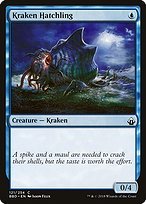Glossy Finish Battlebond Kraken Hatchling ( #121 )