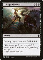 Glossy Finish Battlebond Liturgy of Blood ( #148 )