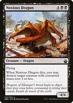 Glossy Finish Battlebond Noxious Dragon ( #152 )