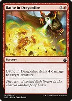 Glossy Finish Battlebond Bathe in Dragonfire ( #164 )