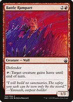 Glossy Finish Battlebond Battle Rampart ( #165 )