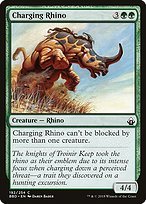 Glossy Finish Battlebond Charging Rhino ( #192 )