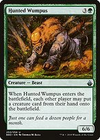 Glossy Finish Battlebond Hunted Wumpus ( #202 )