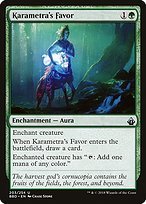 Glossy Finish Battlebond Karametra's Favor ( #203 )