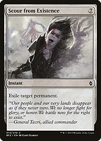Glossy Finish Battle for Zendikar Scour from Existence ( #13 )