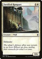 Glossy Finish Battle for Zendikar Fortified Rampart ( #27 )