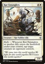 Glossy Finish Battle for Zendikar Kor Entanglers ( #36 )