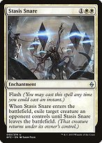 Glossy Finish Battle for Zendikar Stasis Snare ( #50 )