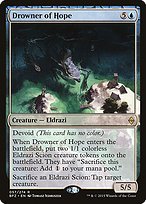 Glossy Finish Battle for Zendikar Drowner of Hope ( #57 )
