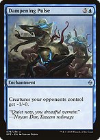 Glossy Finish Battle for Zendikar Dampening Pulse ( #75 )