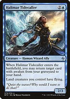 Glossy Finish Battle for Zendikar Halimar Tidecaller ( #79 )
