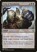 Glossy Finish Battle for Zendikar Grip of Desolation ( #94 )