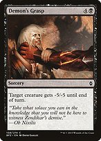 Glossy Finish Battle for Zendikar Demon's Grasp ( #108 )
