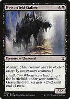 Glossy Finish Battle for Zendikar Geyserfield Stalker ( #111 )