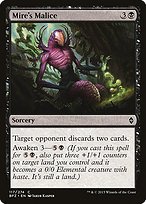 Glossy Finish Battle for Zendikar Mire's Malice ( #117 )