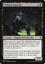 Glossy Finish Battle for Zendikar Nirkana Assassin ( #118 )