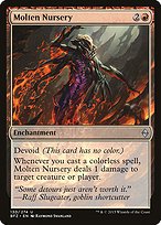 Glossy Finish Battle for Zendikar Molten Nursery ( #130 )