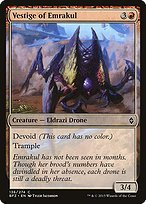 Glossy Finish Battle for Zendikar Vestige of Emrakul ( #136 )