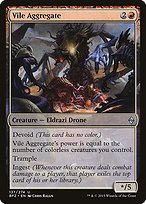 Glossy Finish Battle for Zendikar Vile Aggregate ( #137 )