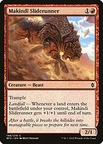 Glossy Finish Battle for Zendikar Makindi Sliderunner ( #148 )