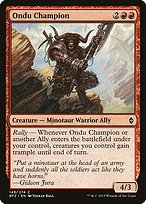 Glossy Finish Battle for Zendikar Ondu Champion ( #149 )
