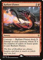 Glossy Finish Battle for Zendikar Radiant Flames ( #151 )