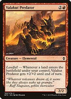 Glossy Finish Battle for Zendikar Valakut Predator ( #160 )