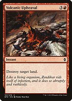 Glossy Finish Battle for Zendikar Volcanic Upheaval ( #161 )
