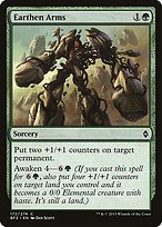 Glossy Finish Battle for Zendikar Earthen Arms ( #172 )