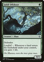 Glossy Finish Battle for Zendikar Jaddi Offshoot ( #176 )