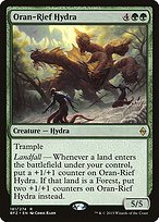 Glossy Finish Battle for Zendikar Oran-Rief Hydra ( #181 )