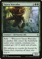 Glossy Finish Battle for Zendikar Tajuru Warcaller ( #195 )
