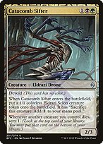Glossy Finish Battle for Zendikar Catacomb Sifter ( #201 )