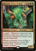 Glossy Finish Battle for Zendikar Omnath, Locus of Rage ( #217 )