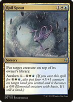 Glossy Finish Battle for Zendikar Roil Spout ( #219 )